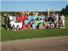 Group Photo of Senior Softball Teams