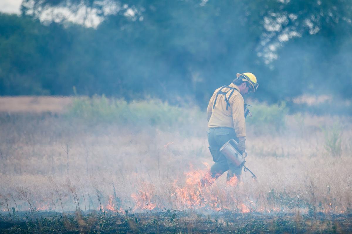 Fire Person Working in the Field